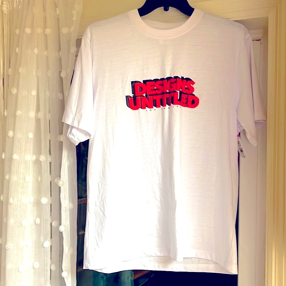 l designs, united, unisex white T-shirt